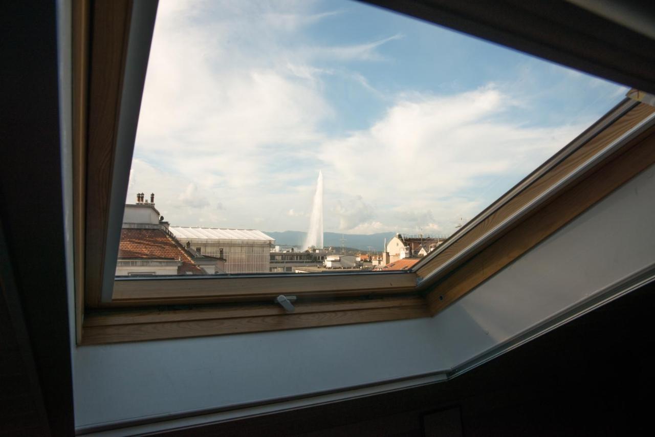 Wowappartements Vue Sur Le Jet D'Eau Geneve Exteriör bild