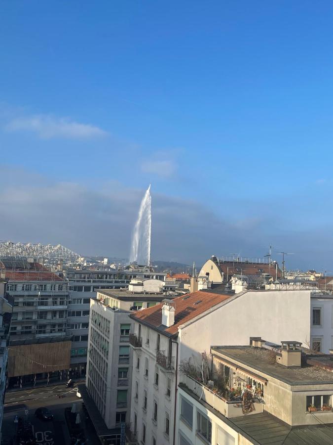 Wowappartements Vue Sur Le Jet D'Eau Geneve Exteriör bild