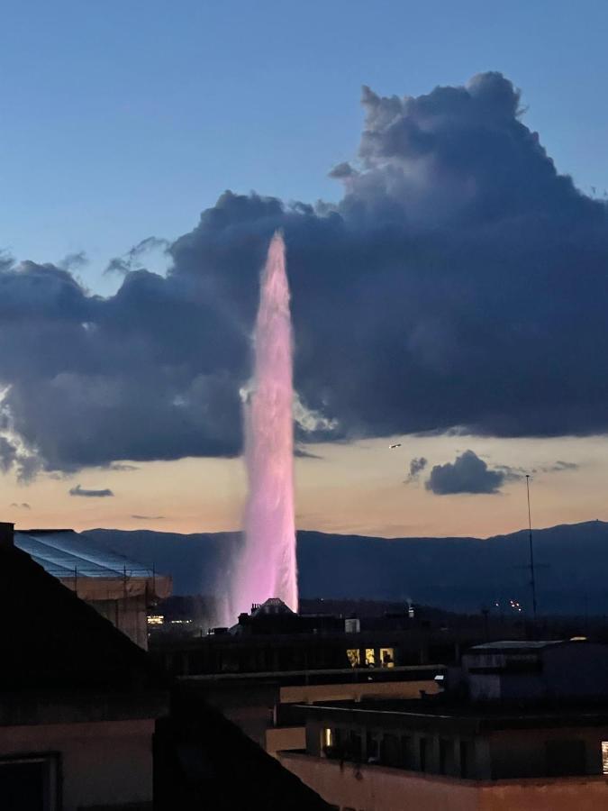 Wowappartements Vue Sur Le Jet D'Eau Geneve Exteriör bild