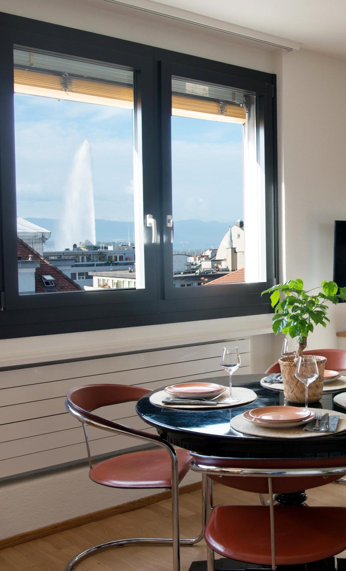 Wowappartements Vue Sur Le Jet D'Eau Geneve Exteriör bild